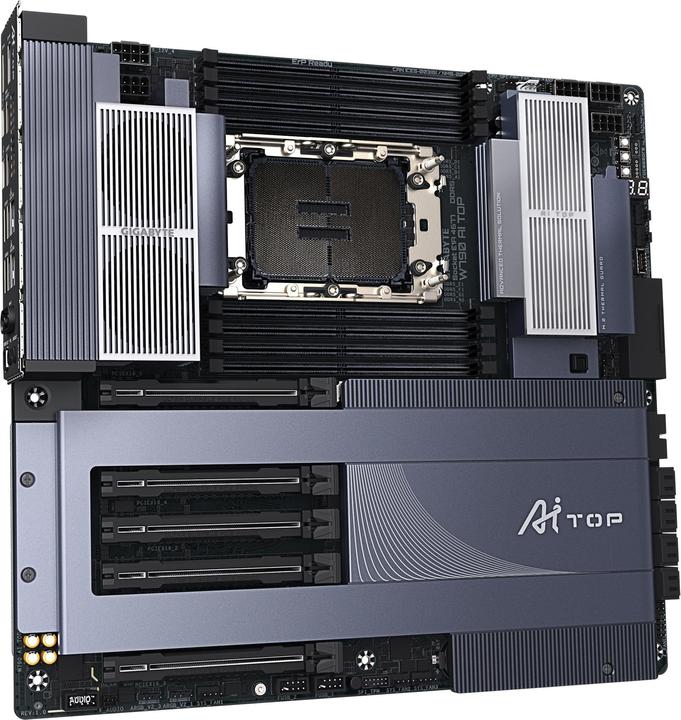 Actual product image Gigabyte 4677 W790 AI TOP E-ATX (LGA 4677, Intel W790, E-ATX)