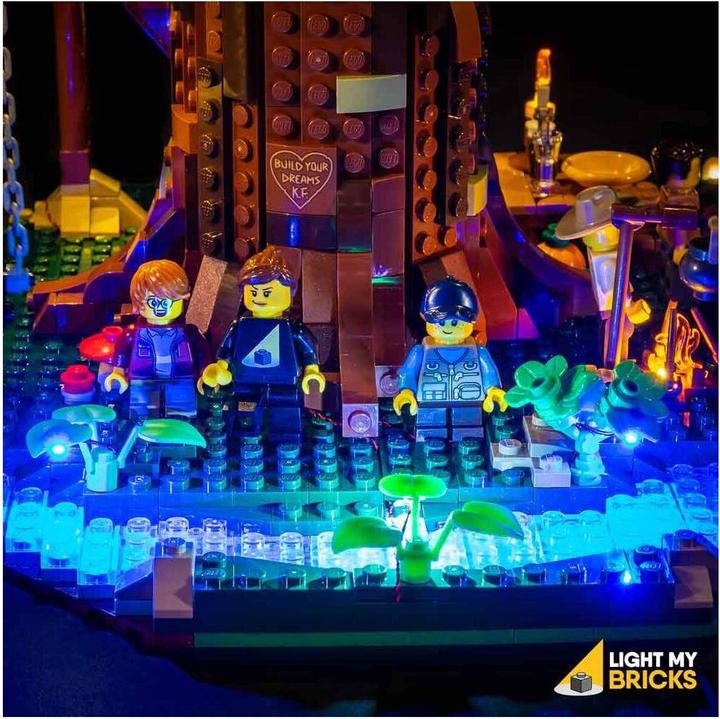 Actual product image Light my bricks LED light set for LEGO tree house
