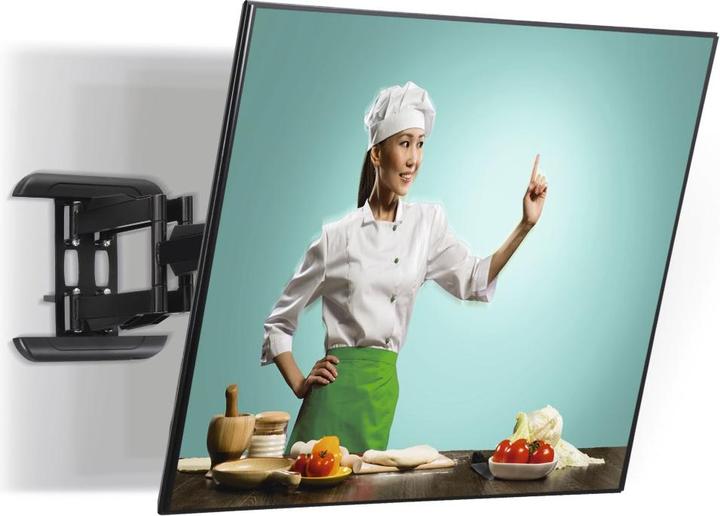 Image du produit Hama Support TV mural FULLMOTION, 3 étoiles, 229 cm (90"), noir (Mur, 90.16", 50 kg)