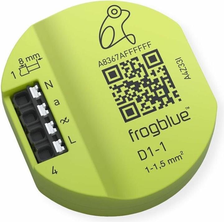 Produktbild Frogblue frogDim1-1 1x 300W @ 230V Multifunktion 1-Kanal Schalten/Dimmen (Dimmaktor)