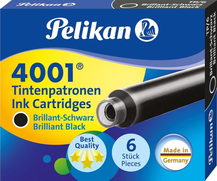 Immagine prodotto Pelikan 4001 Tp/6 (cartucce d'inchiostro, Nero)