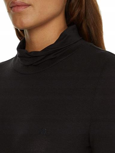Actual product image Tommy Hilfiger Turtleneck jumper for women, slim turtleneck jumper made of soft Tencel (M)
