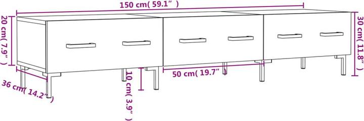 Immagine prodotto VidaXL Kenneth (150 x 36 x 30 cm)