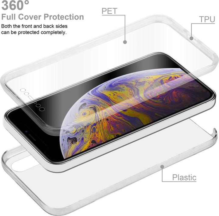 Productafbeelding Cadorabo TPU 360 graden hoesje (Apple iPhone XS Max)