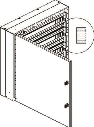 Produktbild Cubic Verteilerschrank CU-mini 3x5 Module, 189 DIN-Module 572x956x165mm