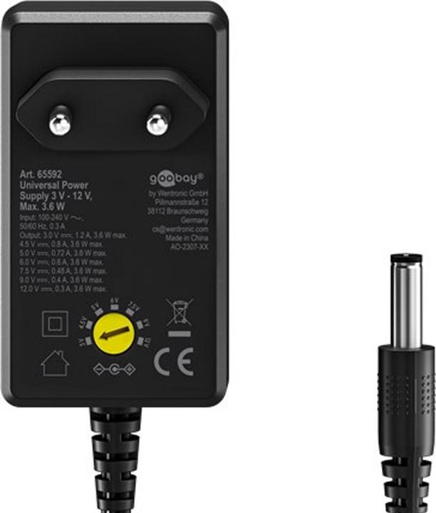 Actual product image Goobay Universal power supply unit