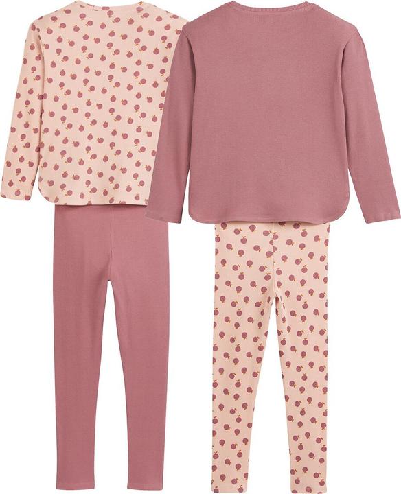 Immagine prodotto La Redoute Collections Confezione da 2 pigiami a coste con motivo a mela (128)