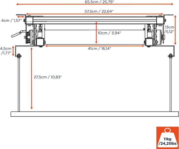 Immagine prodotto Celexon Expert PL300 - Sollevatore elettrico per proiettore (Soffitto)