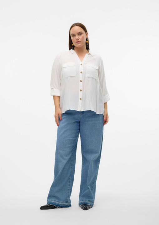 Image du produit Vero Moda Coupe normale Col chemise Manches courbes avec enveloppe Chemise (50)