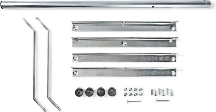 Actual product image Nedis Satellite Balcony Stand / Mast Length: 1.00 m / Maximum Dish Size: 90.0 cm / Base Plate