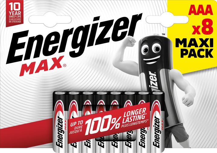Productafbeelding Energizer Max Alkaline (8 Pcs., AAA)