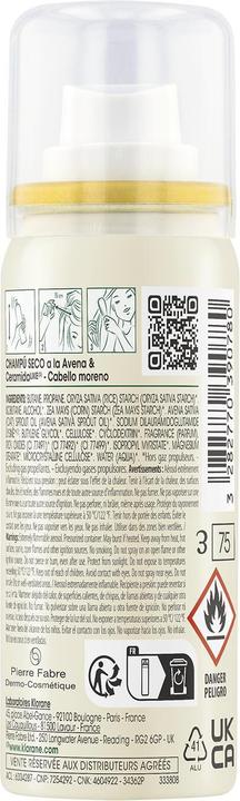 Immagine prodotto Klorane Shampoo secco al latte d'avena colorato Aeros Spr 50 ml (50 ml, Shampoo secco)