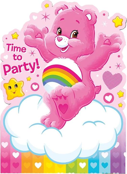 Image du produit Partyrama Invitations Bisounours (paquet de 6) (6 pcs)
