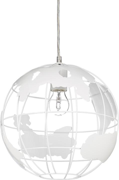 Image du produit Relaxdays Lampe à suspension abat-jour boule globe (E27)