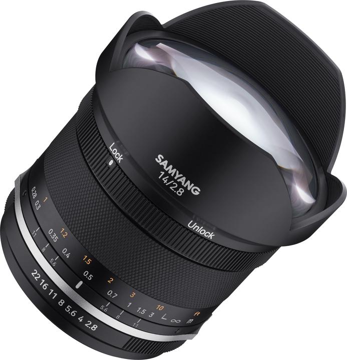 Actual product image Samyang 14mm f/2.8 MK2 Nikon F AE (Nikon F, full size, APS-C / DX)