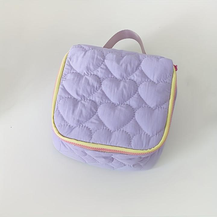 Only-Bags.Store Love Heart Kosmetiktasche, grosse Kapazität tragbare Reise Handtasche Kulturtasche