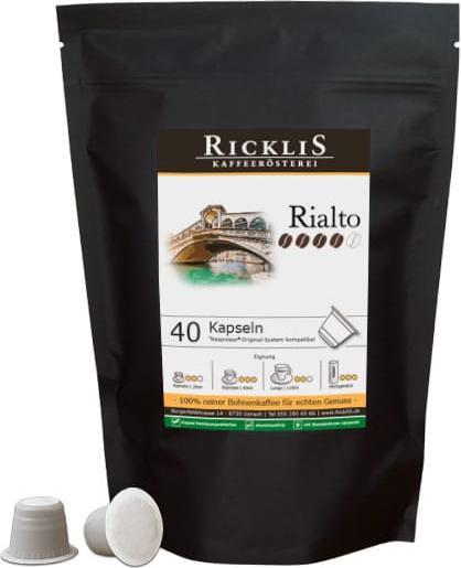 RickliS Kaffeerösterei Rialto (40 x Port.)