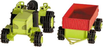 Image du produit Fridolin Modèle en papier 3-D "Tracteur avec remorque