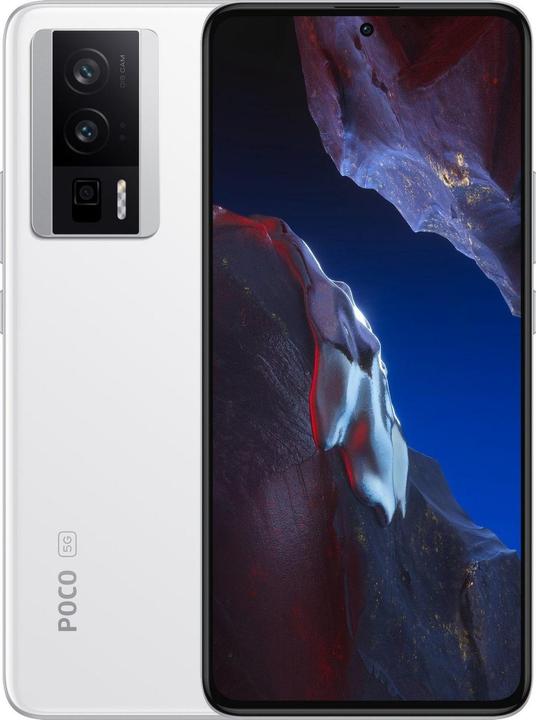 Produktbild Xiaomi Poco F5 Pro 5G 8/256GB Dual-SIM Smartphone white EU (256 GB, Weiss, 6.67", Dual SIM, 64 Mpx, 5G)