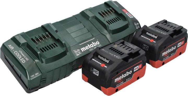 Actual product image Metabo MS 36-18 LTX BL 40 Battery chain saw 36 V ( 2x 18 V ) 40 cm 22 m/s Brushless + 2x Battery 8,0 Ah (Battery chain saw)