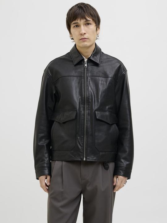 Actual product image Jack & Jones Lederjacke Lederjacke (L)
