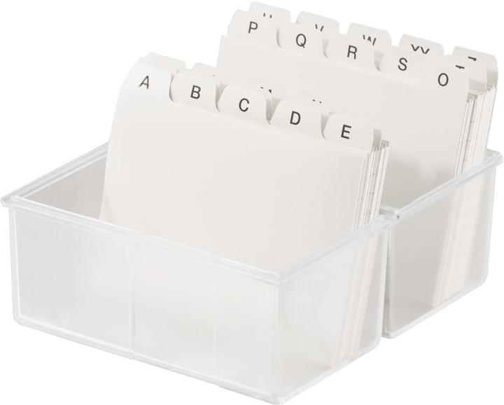 Actual product image Han Card index box A8 clear-translucent