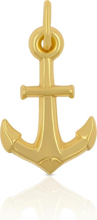 Muau Pendant anchor yellow gold 750, 21x11mm (750/18K Gelbgold)