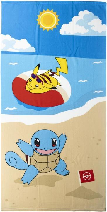Cerdá Pokemon Handtuch Pikachu, Schiggy 70 x 140 cm (70 x 140 cm)