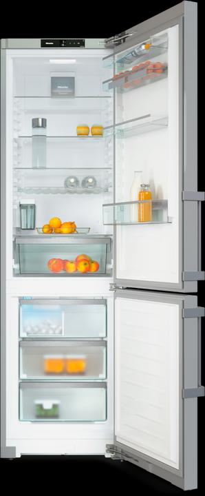 Produktbild Miele Kühl- / Gefrierkombination KFN 4799 CDE Edelstahl CleanSteel (371 l)