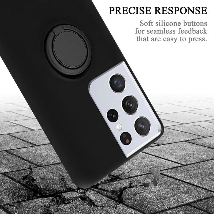 Actual product image Cadorabo TPU Liquid Ring Silicone Case Cover (Samsung Galaxy S21 Ultra)