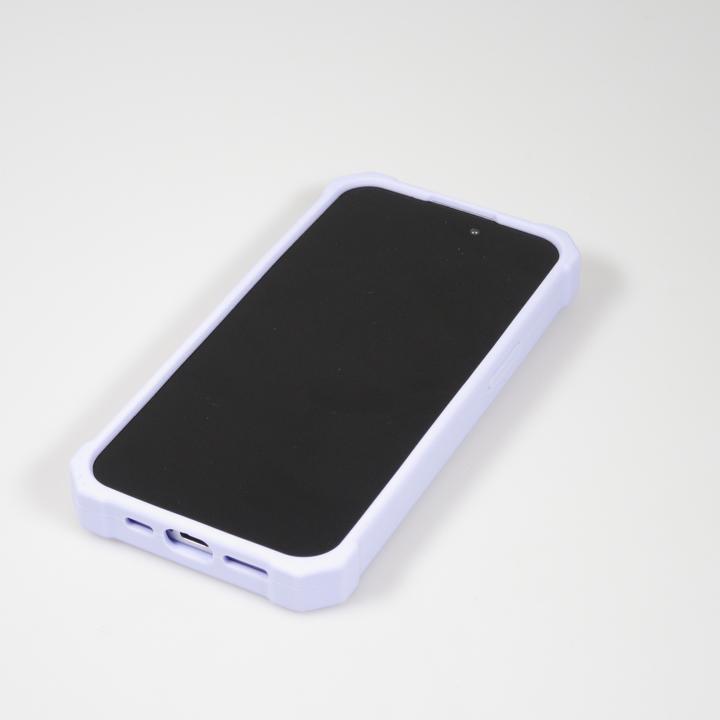 Actual product image PhoneLook Coque Case épais en silicone avec des trous pour les stickers à fixer clair (Apple iPhone 14)