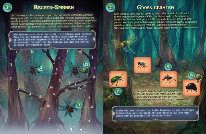Produktbild Krimi-Sticker-Rätsel – Der Wald der Geheimnisse