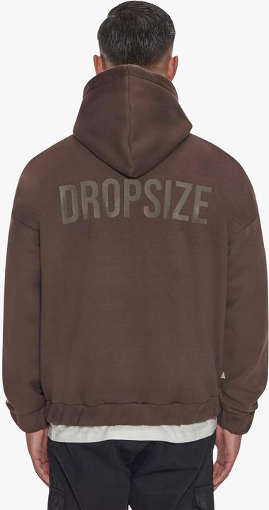 Actual product image Dropsize Heavy Oversize HD Print Zip Hoodie - 124669 (M)
