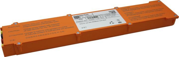 AccuCell Batteria Primedic Metrax Defibrillatore ECO1, DM1 - M240 (1 pz., Specifico del dispositivo, 1700 mAh, Caricabatterie senza batteria)