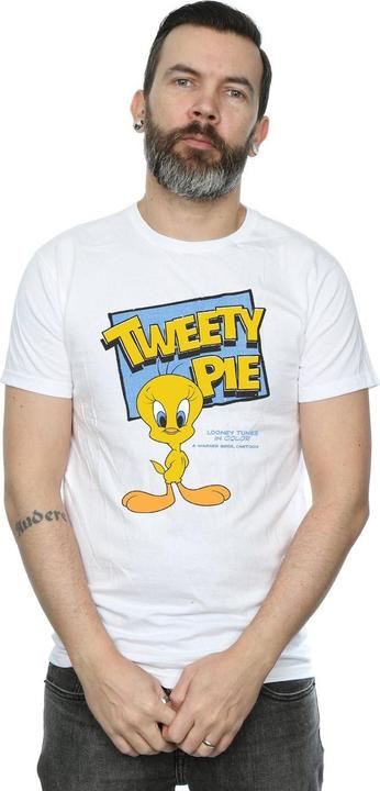 Immagine prodotto Looney Tunes Maglietta classica in cotone Tweety per uomo (S)
