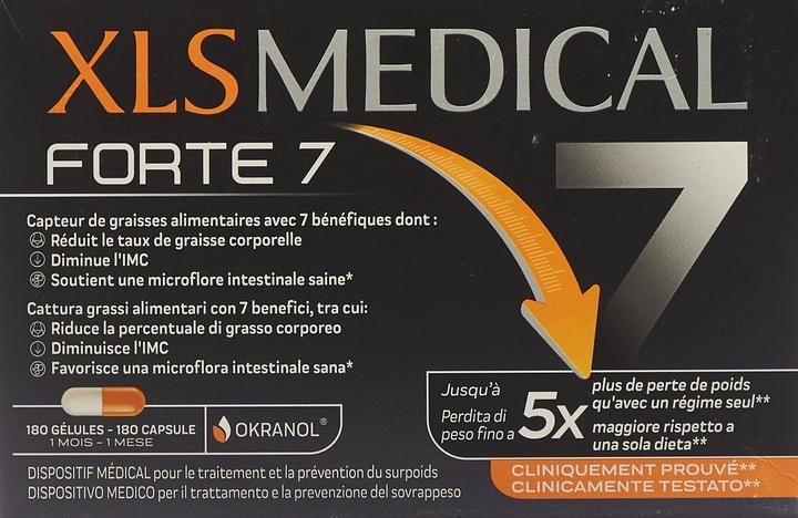 Produktbild XLS Medical Forte 7 (180 Stück, Kapseln, 167 g)