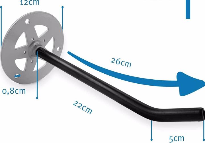 Actual product image Heybro Tire wall mount in set of 4