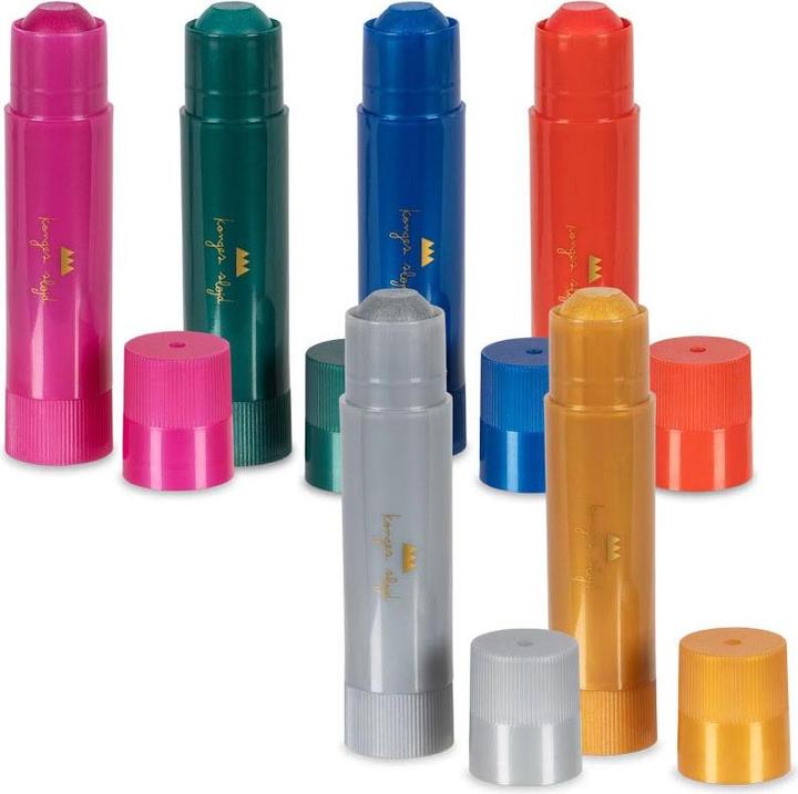 Image du produit Konges Slojd Crayons souples paillettes (Multicolore, 6 x)