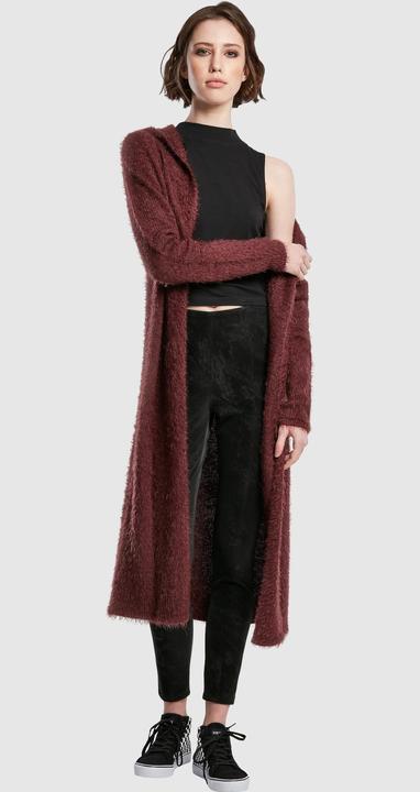 Actual product image Urban Classics Ladies Hooded Feather Cardigan (XS)