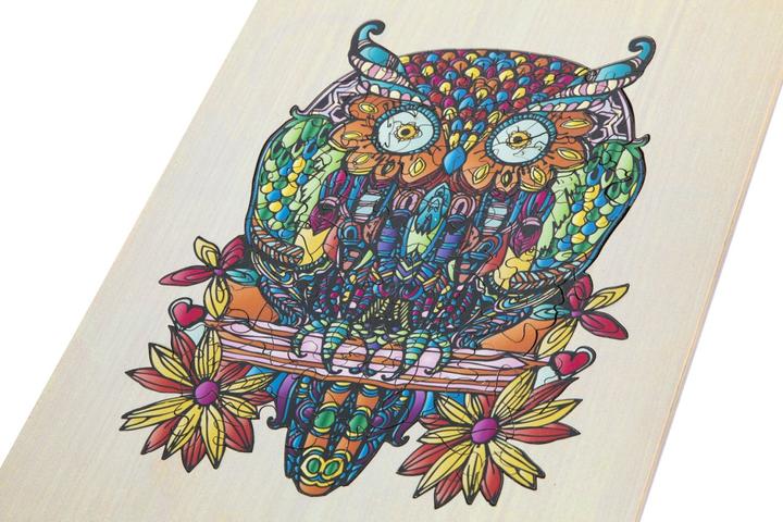Actual product image Grafix Wooden puzzle owl 133 pieces FSC (133 pieces)