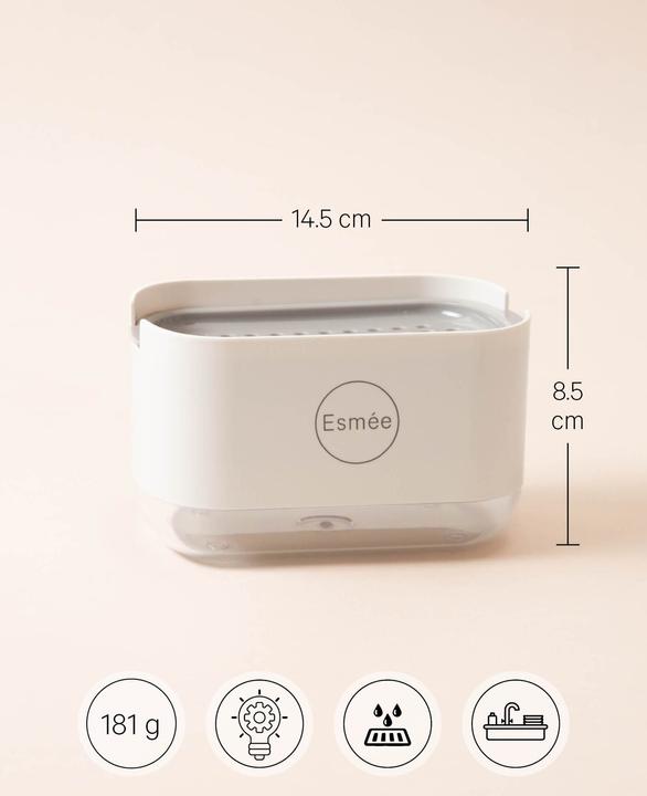 Produktbild Esmée 2 in 1 Schwammhalter und Spülmittelspender