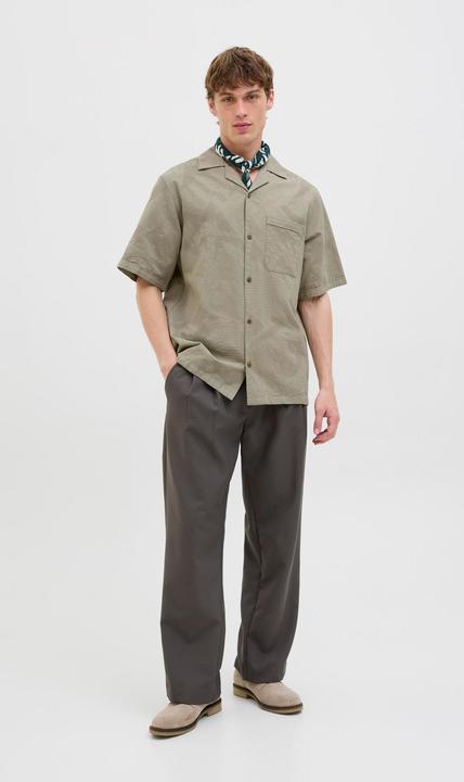 Produktbild Jack & Jones Jprbluluke Jacquard Resort S/S Shirt Ln (XL)