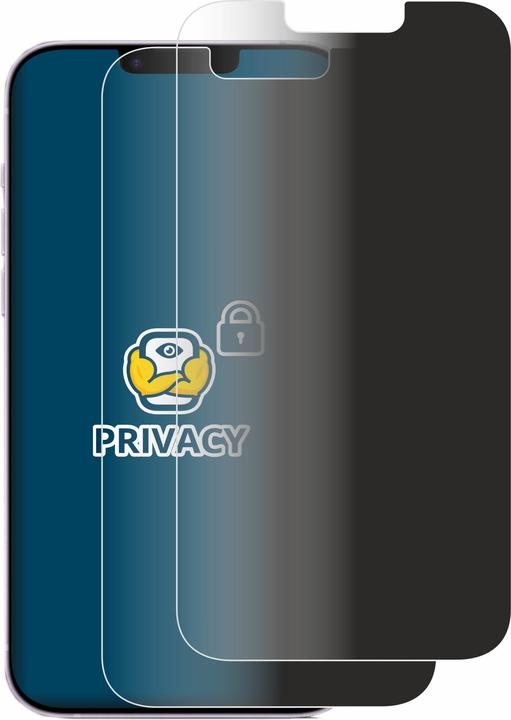 Actual product image BROTECT Anti-spy privacy film Blue light protection film (2 Piece, Apple iPhone 14 Plus)