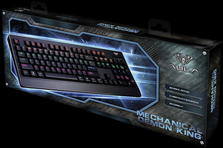 Produktbild Aula Mechanical Demon King Wired keyboard EN (Eng. Int., Kabelgebunden)