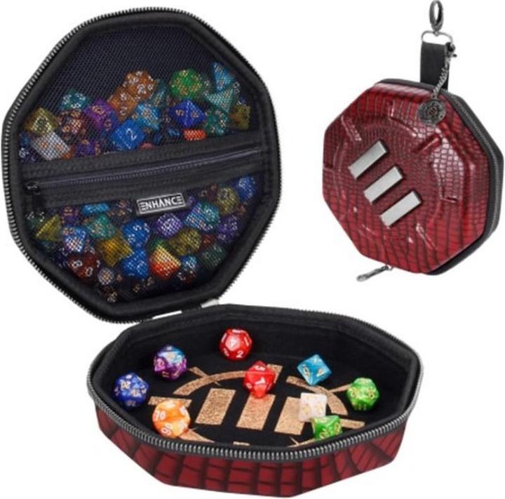Produktbild Geronimo Games ENHANCE Tabletop Collector's Edition Dice Case Red Dragon Scales