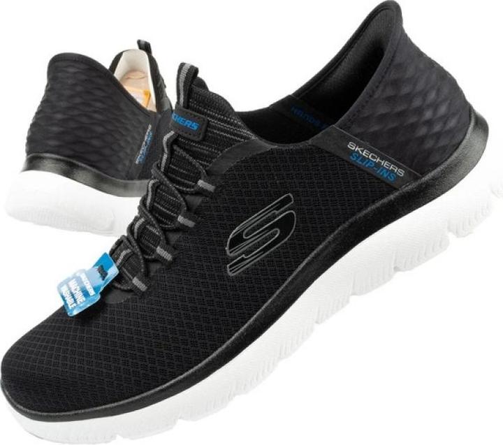 Produktbild Skechers Herren Slipper Sportlich Gummisohle schwarz (48)