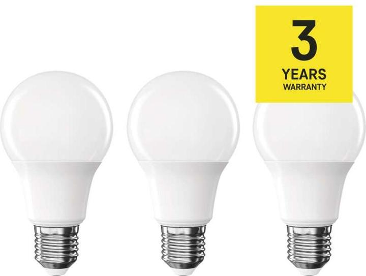 Actual product image Emos LED lamp Classic A60 / E27 / 7 W (60 W) / 806 lm / Warm white (E27, 7 W, 806 lm, 3 x, E)