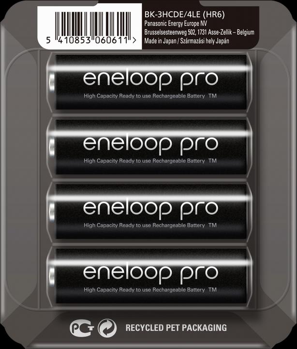 Image du produit Panasonic eneloop pro avec Storage Case (4 pcs, AA, 2500 mAh)