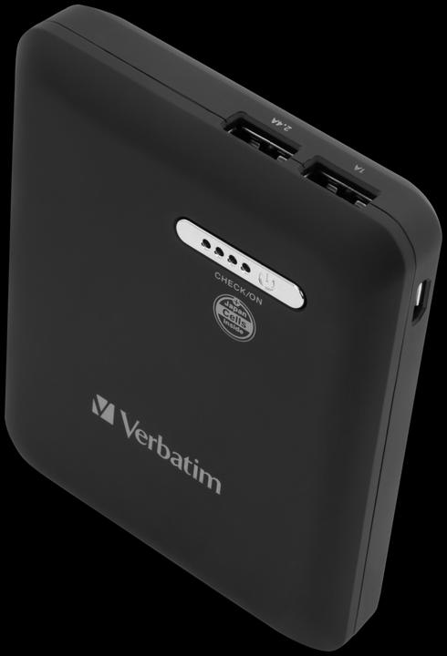 Produktbild Verbatim Portable Dual USB Power Pack (13600 mAh, 48.96 Wh)