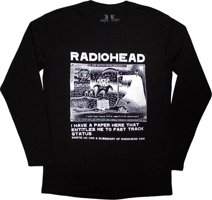 Produktbild Radiohead Ice Caps TShirt Langärmlig (XXL)